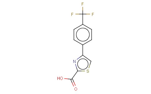 2-THIAZOLECARBOXYLIC ACID, 4-[4-(TRIFLUOROMETHYL)PHENYL]-